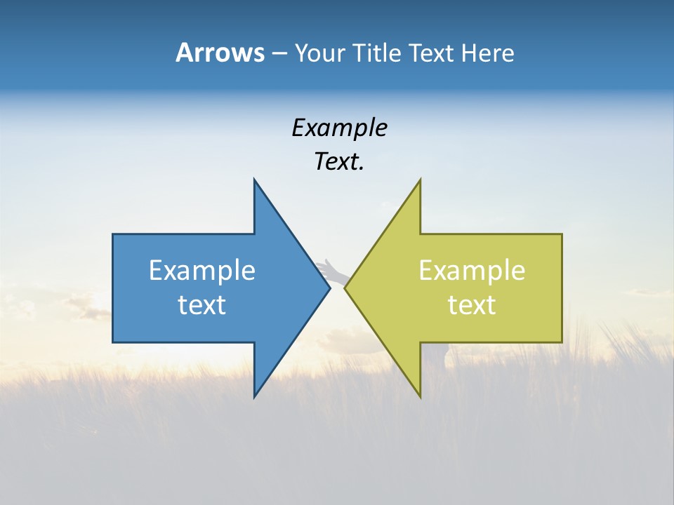 Human Sunset Caucasian PowerPoint Template