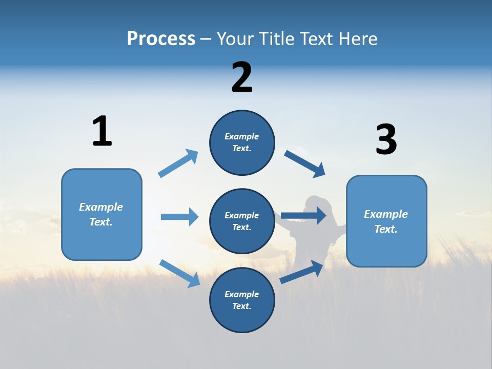 Human Sunset Caucasian PowerPoint Template