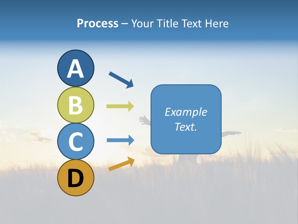Human Sunset Caucasian PowerPoint Template