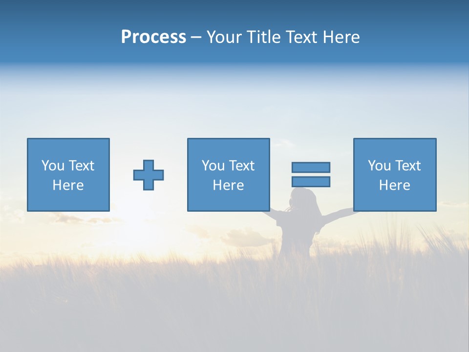 Human Sunset Caucasian PowerPoint Template