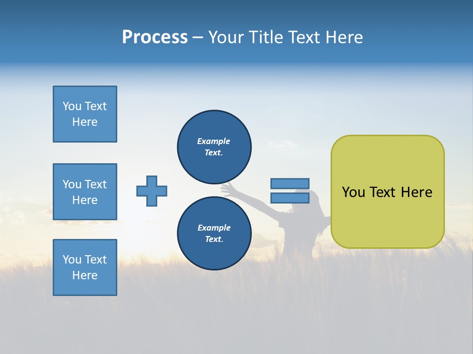 Human Sunset Caucasian PowerPoint Template