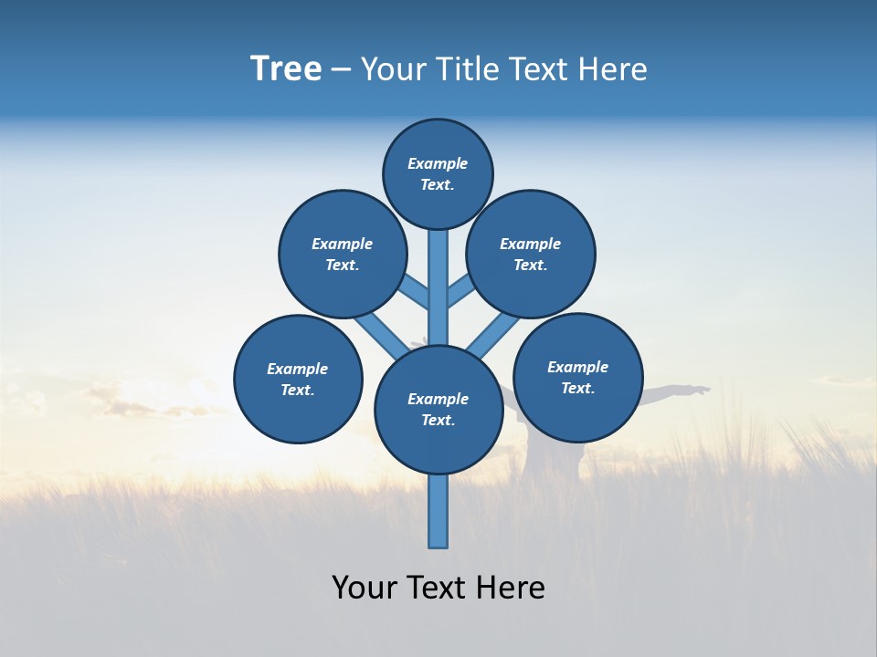 Human Sunset Caucasian PowerPoint Template
