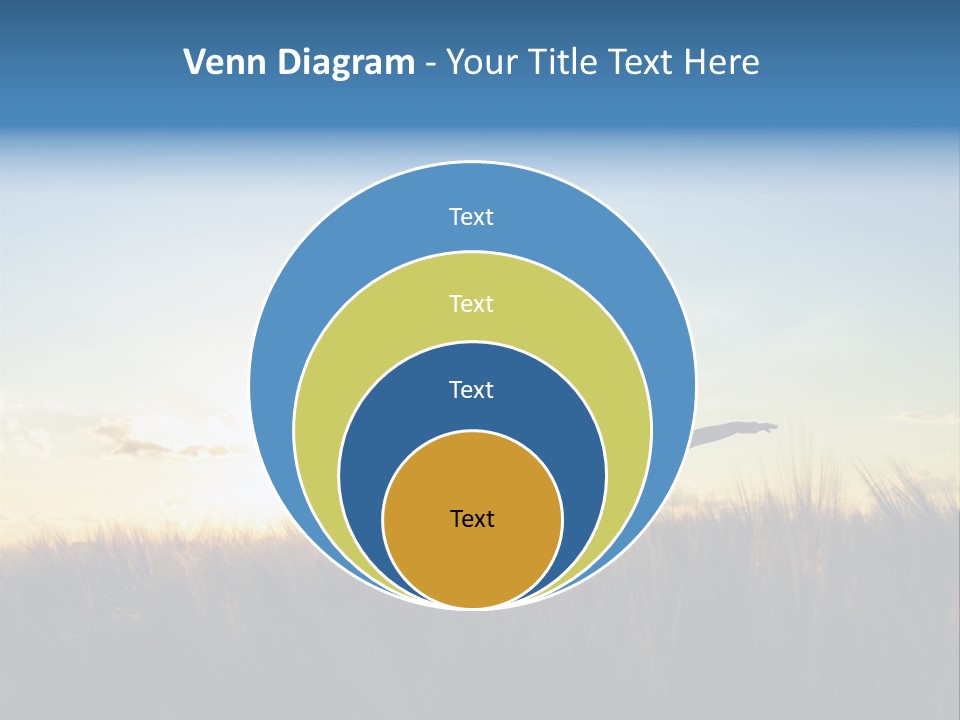 Human Sunset Caucasian PowerPoint Template