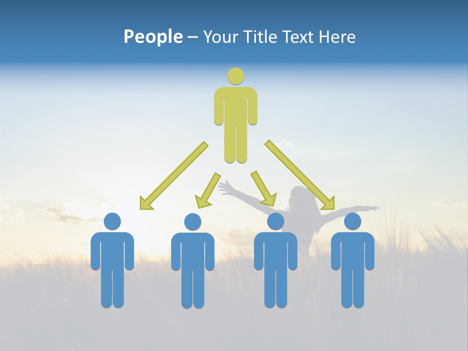 Human Sunset Caucasian PowerPoint Template