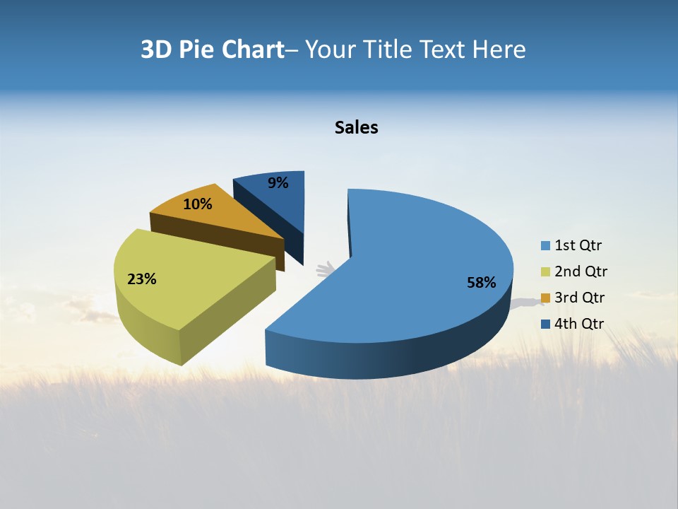 Human Sunset Caucasian PowerPoint Template