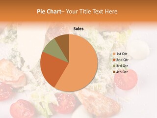 A White Plate Topped With Lots Of Food PowerPoint Template