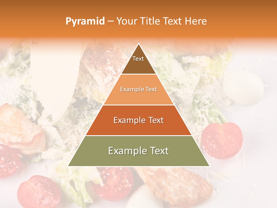 A White Plate Topped With Lots Of Food PowerPoint Template