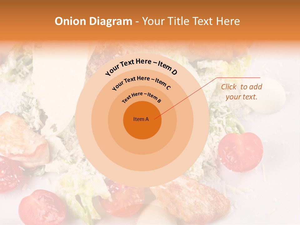 A White Plate Topped With Lots Of Food PowerPoint Template