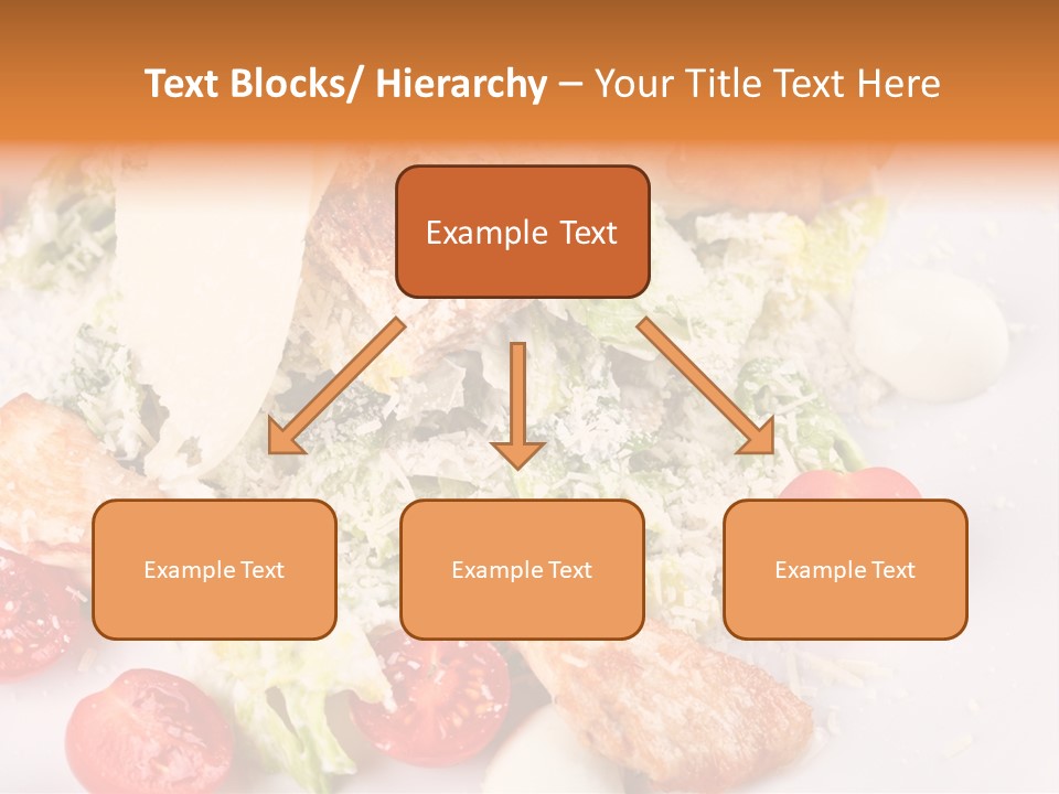 A White Plate Topped With Lots Of Food PowerPoint Template
