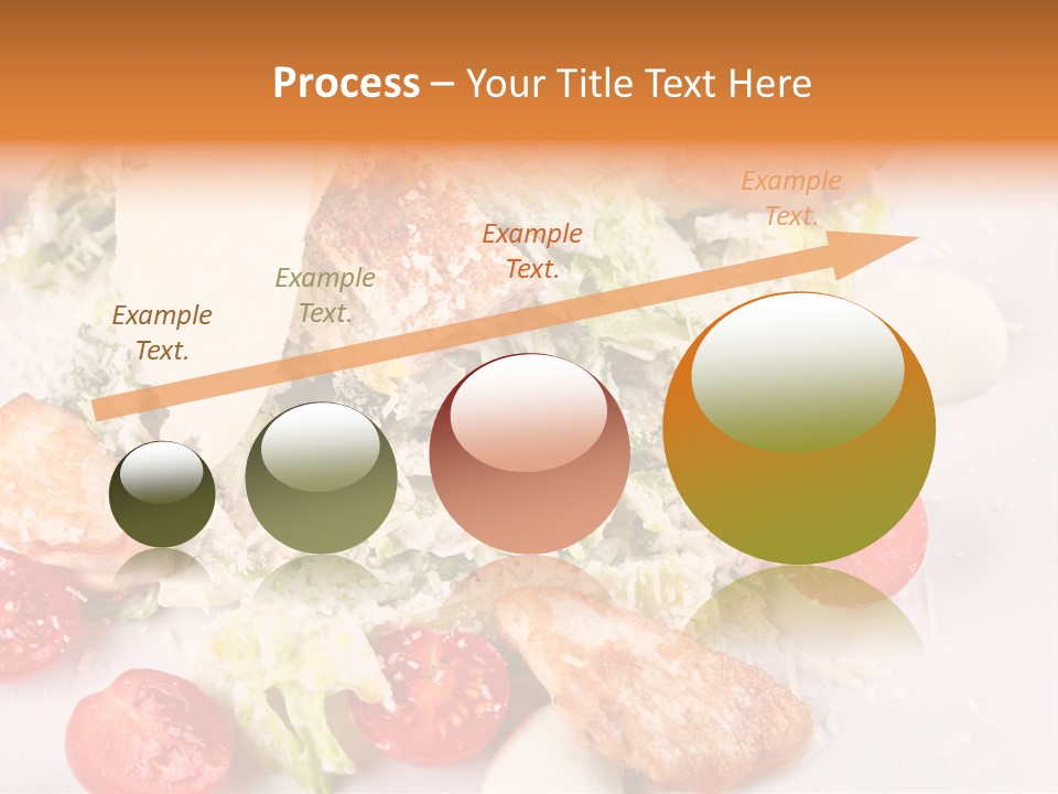 A White Plate Topped With Lots Of Food PowerPoint Template