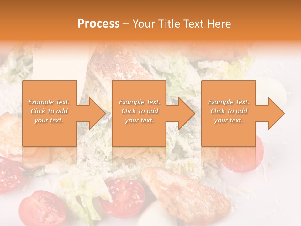 A White Plate Topped With Lots Of Food PowerPoint Template