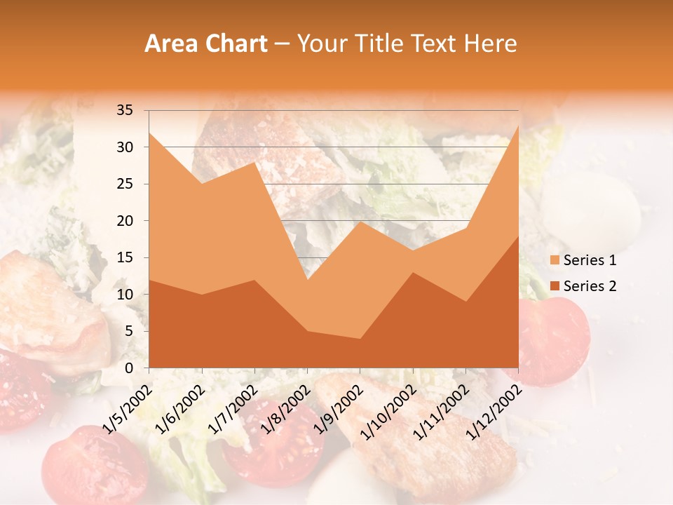 A White Plate Topped With Lots Of Food PowerPoint Template
