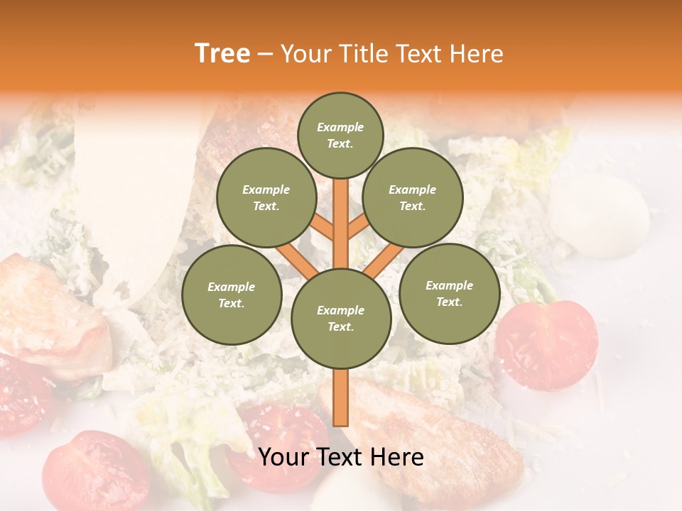A White Plate Topped With Lots Of Food PowerPoint Template