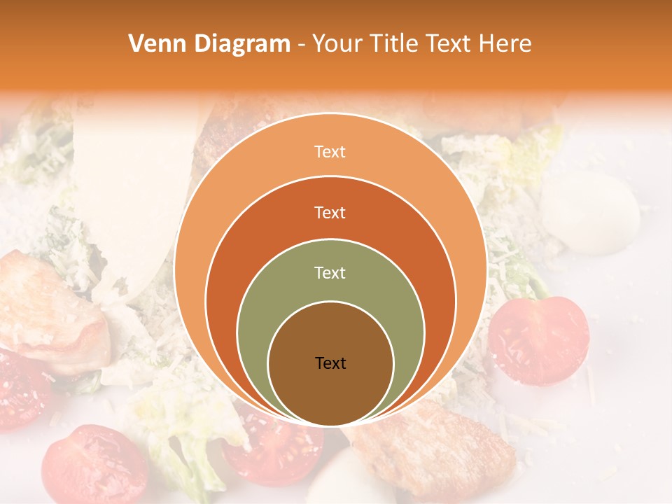 A White Plate Topped With Lots Of Food PowerPoint Template