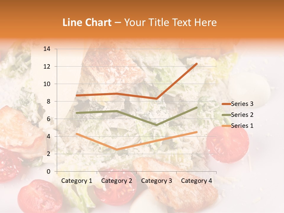 A White Plate Topped With Lots Of Food PowerPoint Template