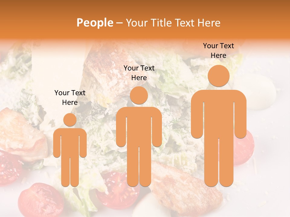 A White Plate Topped With Lots Of Food PowerPoint Template