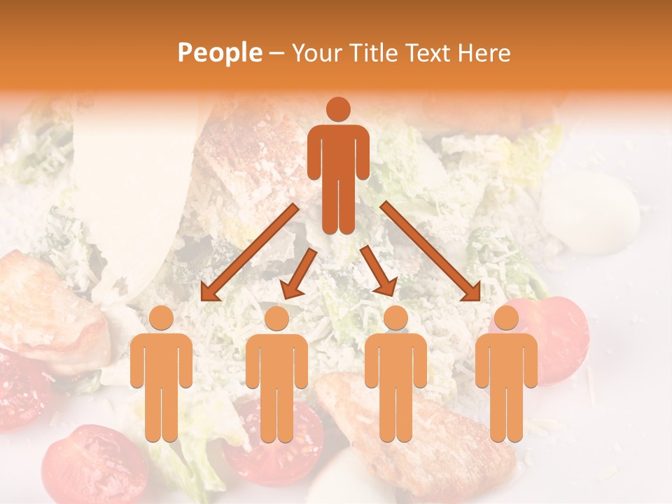 A White Plate Topped With Lots Of Food PowerPoint Template