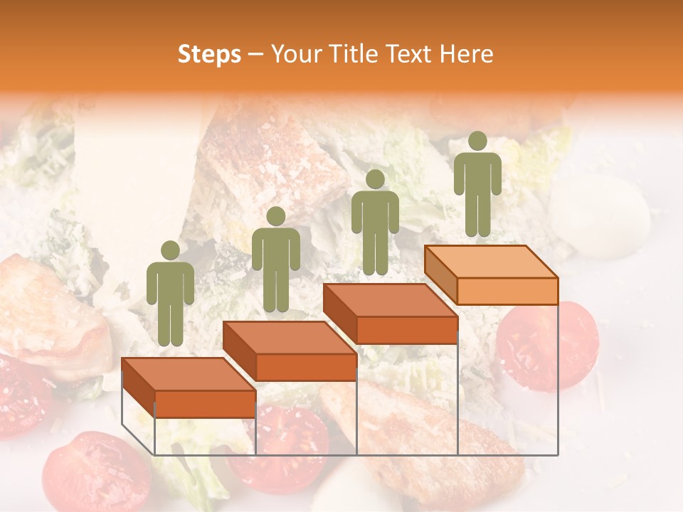 A White Plate Topped With Lots Of Food PowerPoint Template