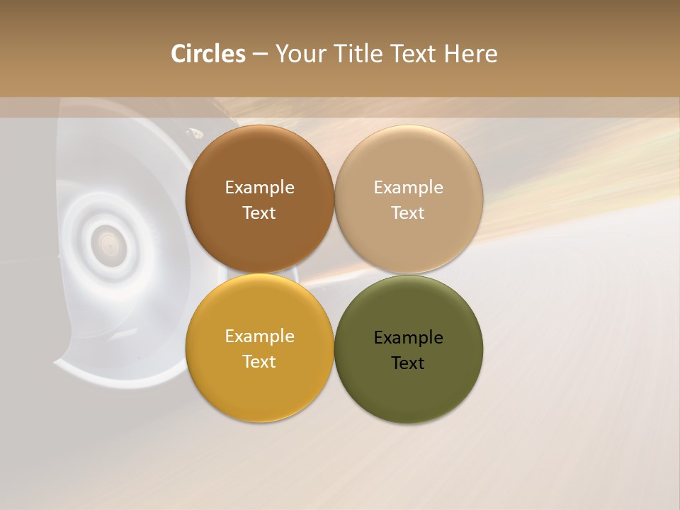 Rush Transportation Highway PowerPoint Template