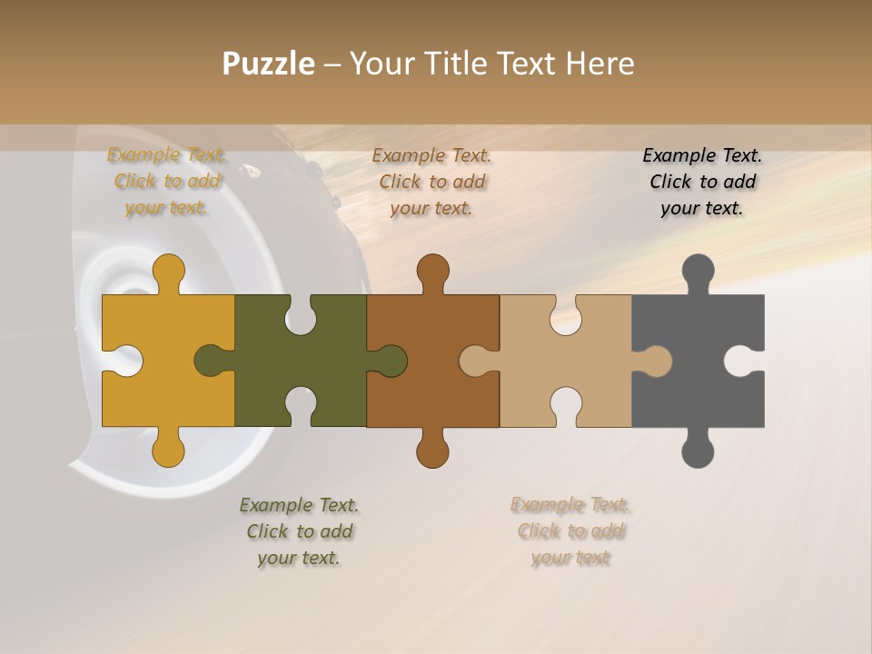 Rush Transportation Highway PowerPoint Template