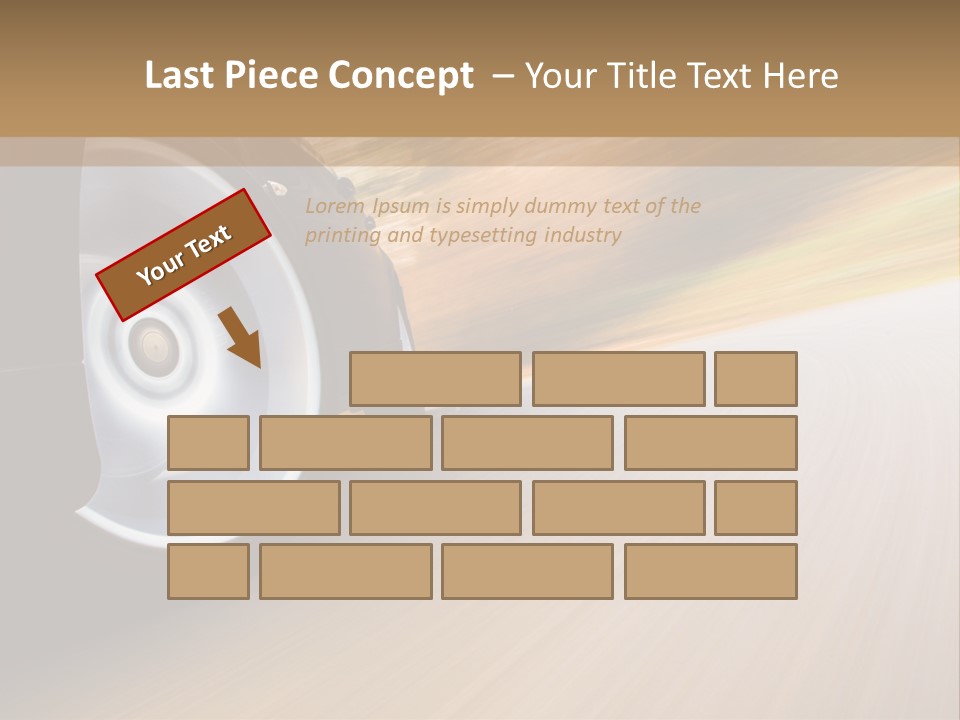 Rush Transportation Highway PowerPoint Template