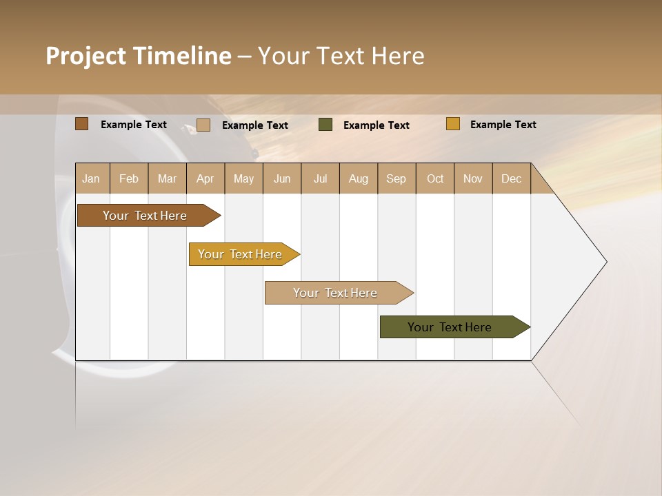 Rush Transportation Highway PowerPoint Template
