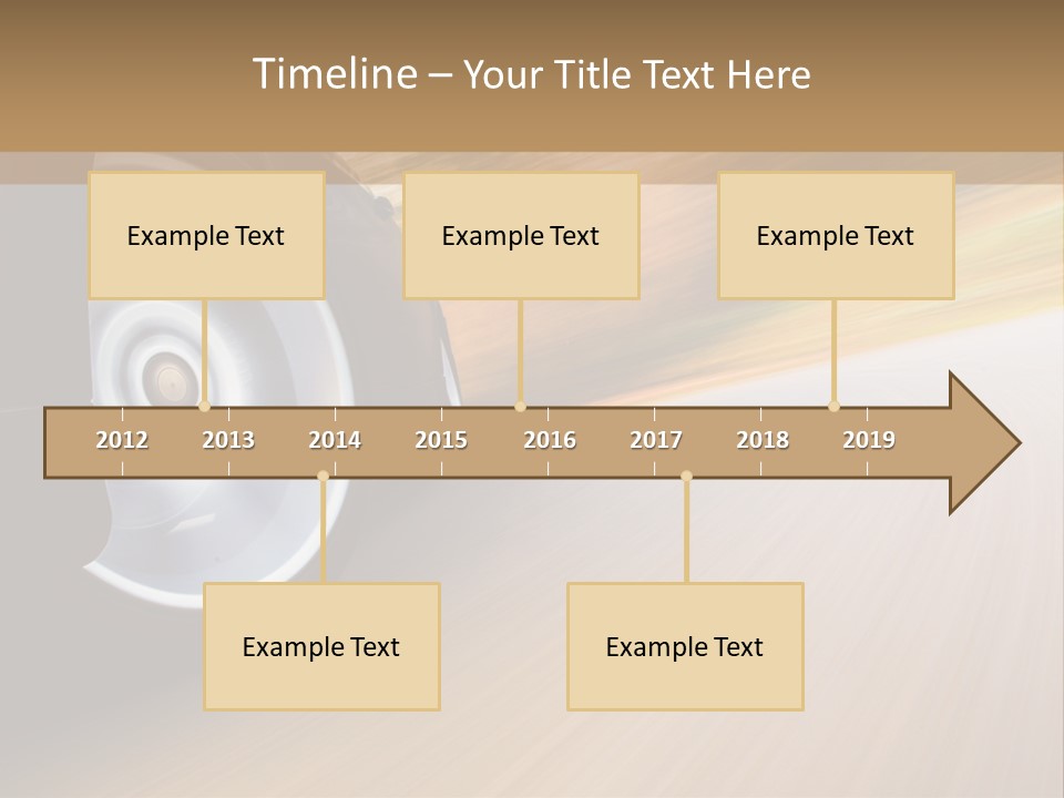 Rush Transportation Highway PowerPoint Template