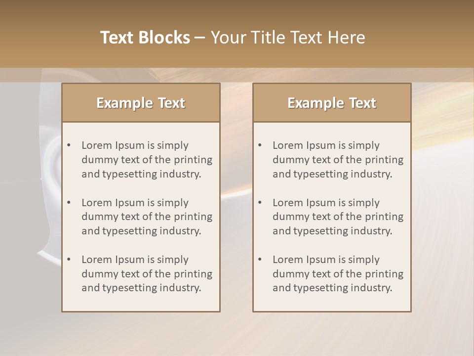 Rush Transportation Highway PowerPoint Template