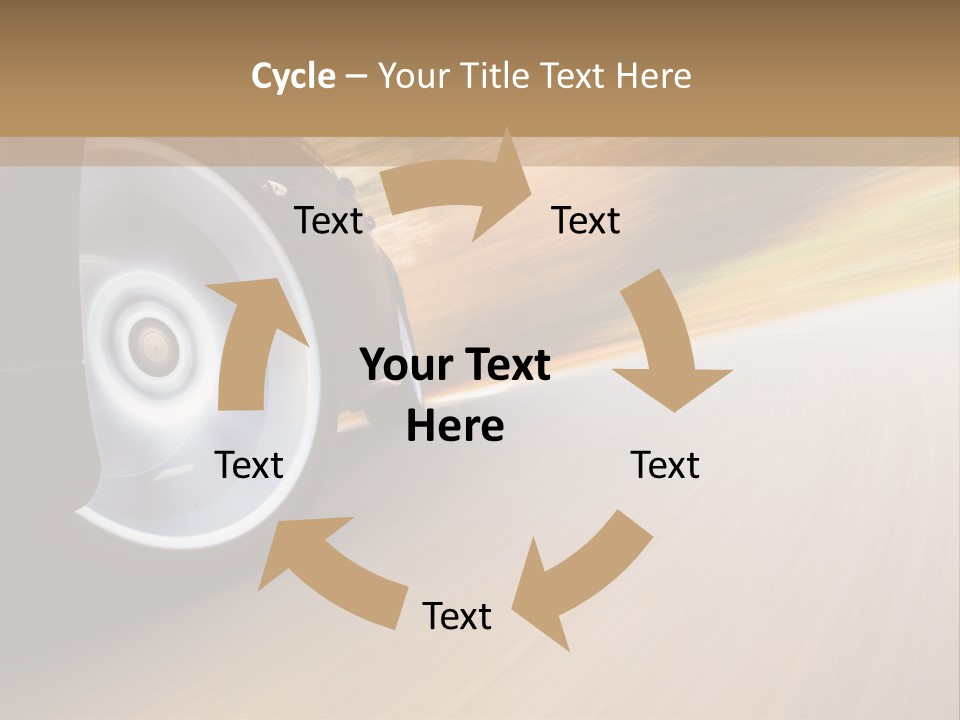 Rush Transportation Highway PowerPoint Template
