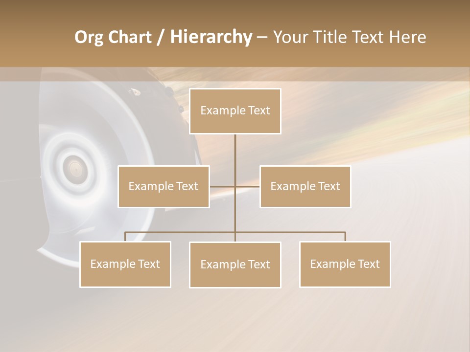 Rush Transportation Highway PowerPoint Template