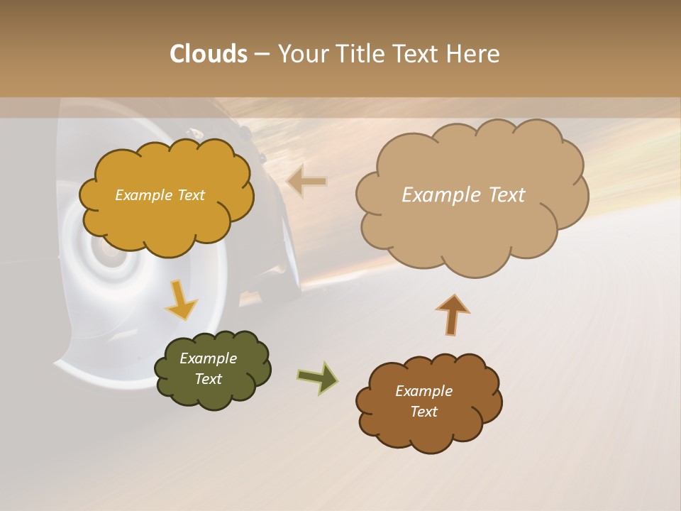 Rush Transportation Highway PowerPoint Template