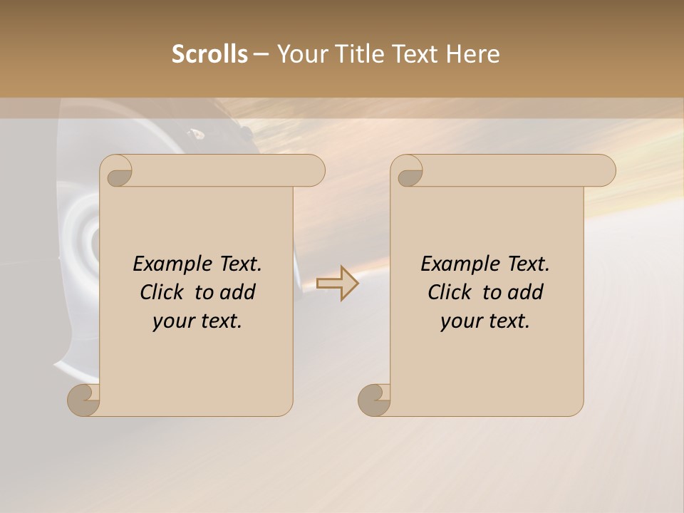 Rush Transportation Highway PowerPoint Template