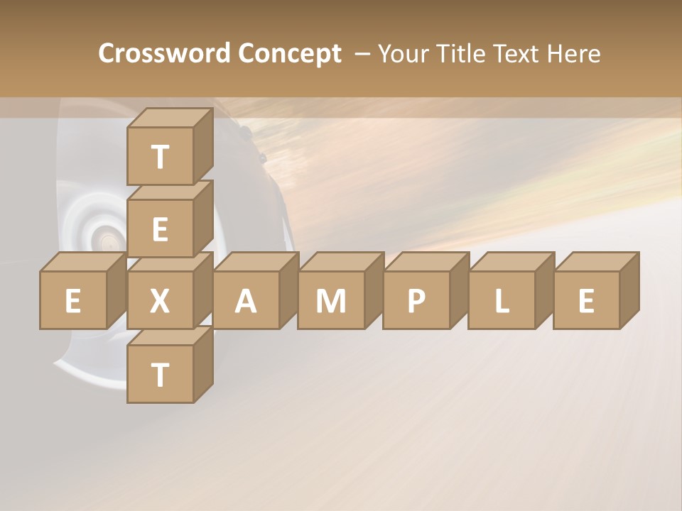 Rush Transportation Highway PowerPoint Template