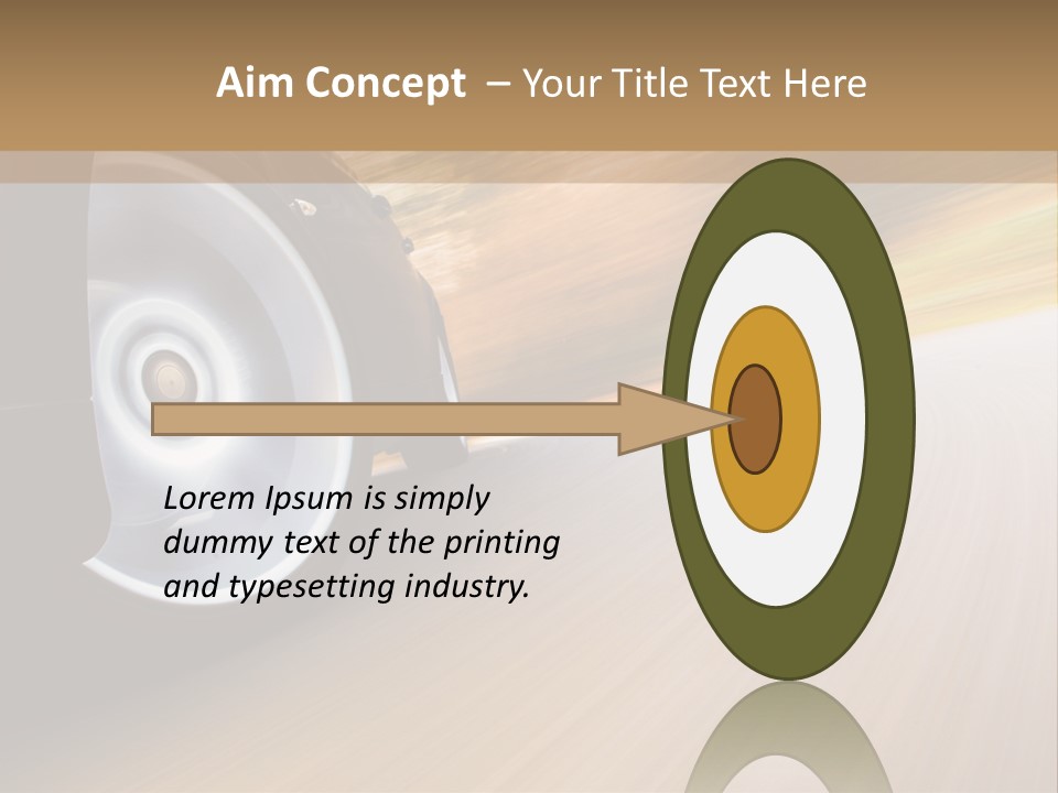 Rush Transportation Highway PowerPoint Template