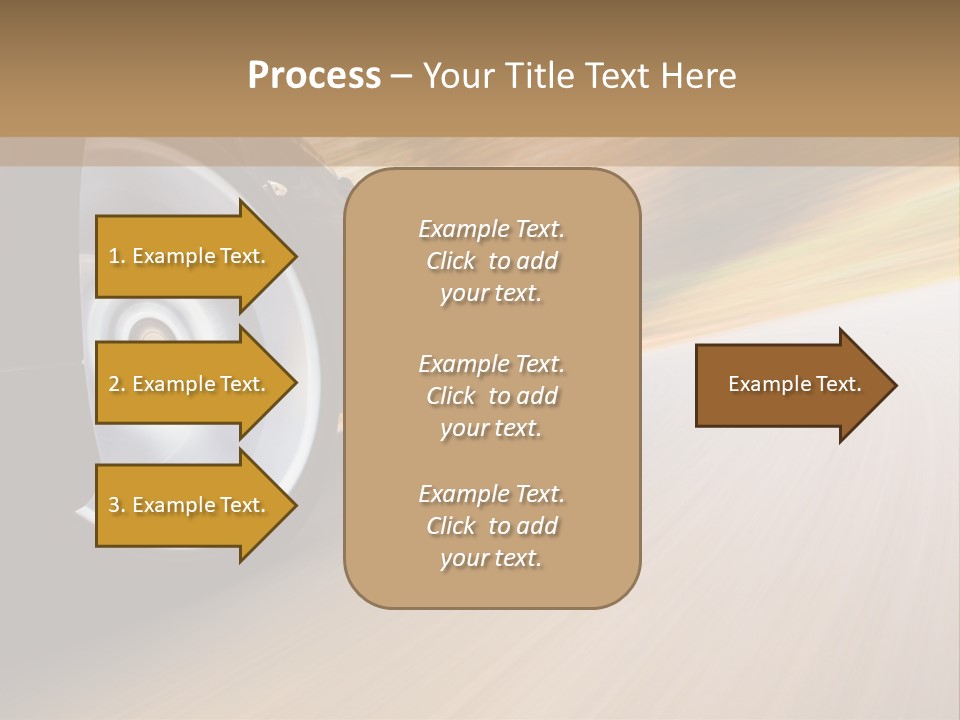 Rush Transportation Highway PowerPoint Template