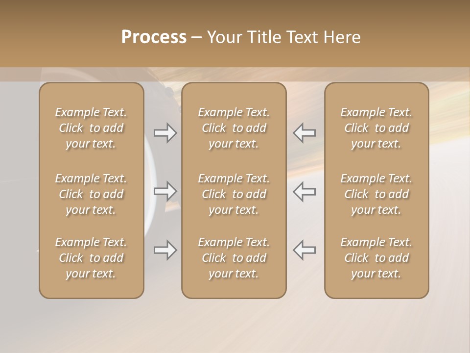 Rush Transportation Highway PowerPoint Template