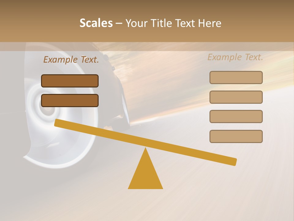 Rush Transportation Highway PowerPoint Template