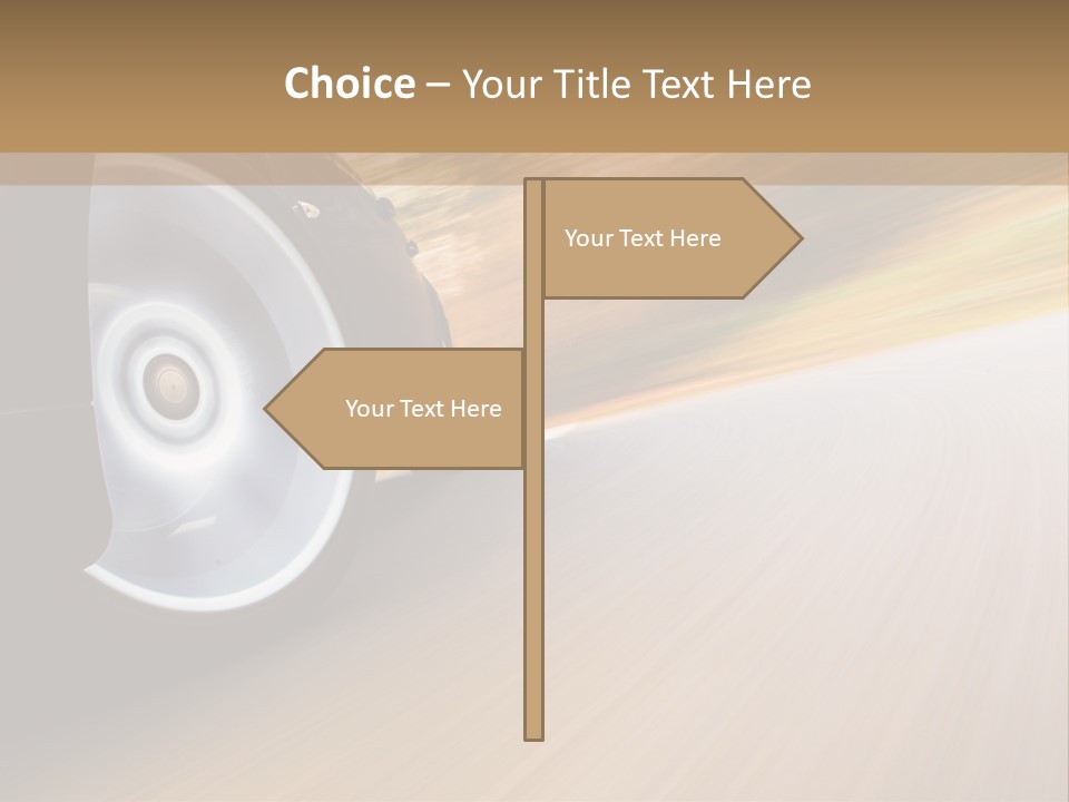 Rush Transportation Highway PowerPoint Template