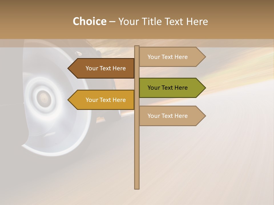 Rush Transportation Highway PowerPoint Template