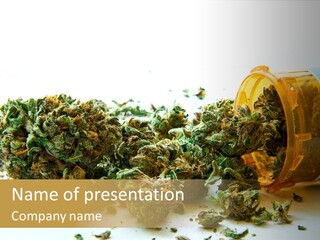 Stash Psychoactive Medicinal PowerPoint Template