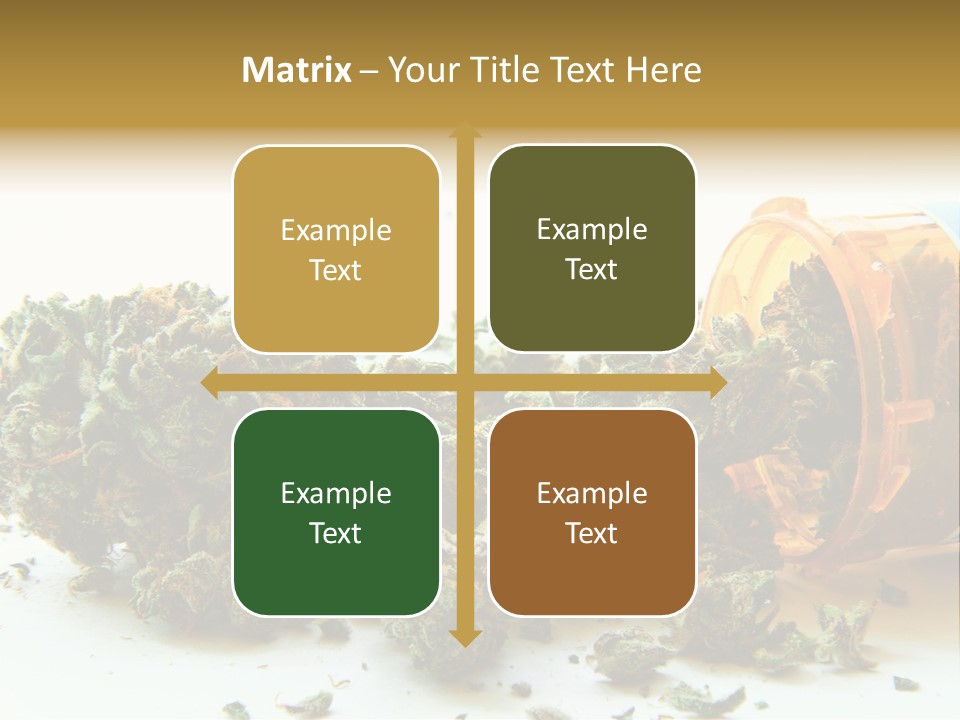 Stash Psychoactive Medicinal PowerPoint Template