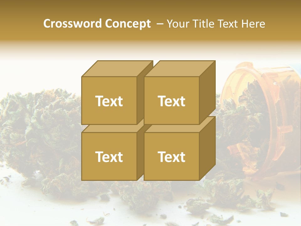 Stash Psychoactive Medicinal PowerPoint Template