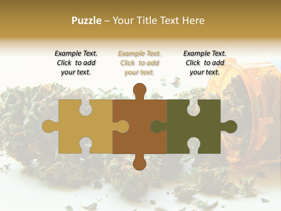 Stash Psychoactive Medicinal PowerPoint Template