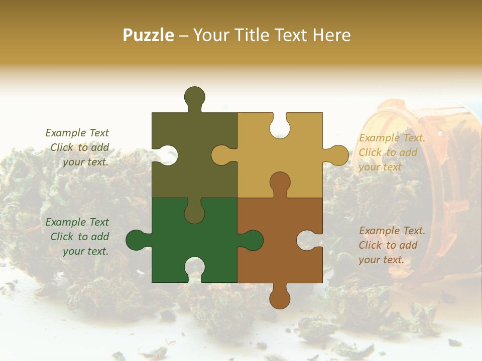 Stash Psychoactive Medicinal PowerPoint Template