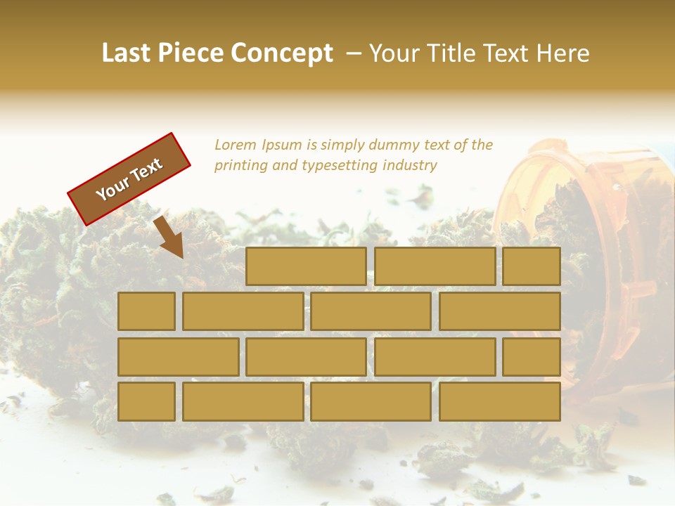 Stash Psychoactive Medicinal PowerPoint Template