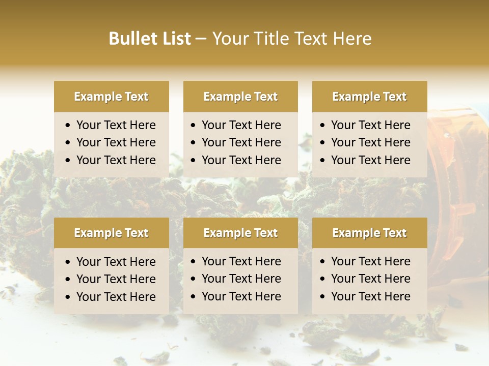 Stash Psychoactive Medicinal PowerPoint Template