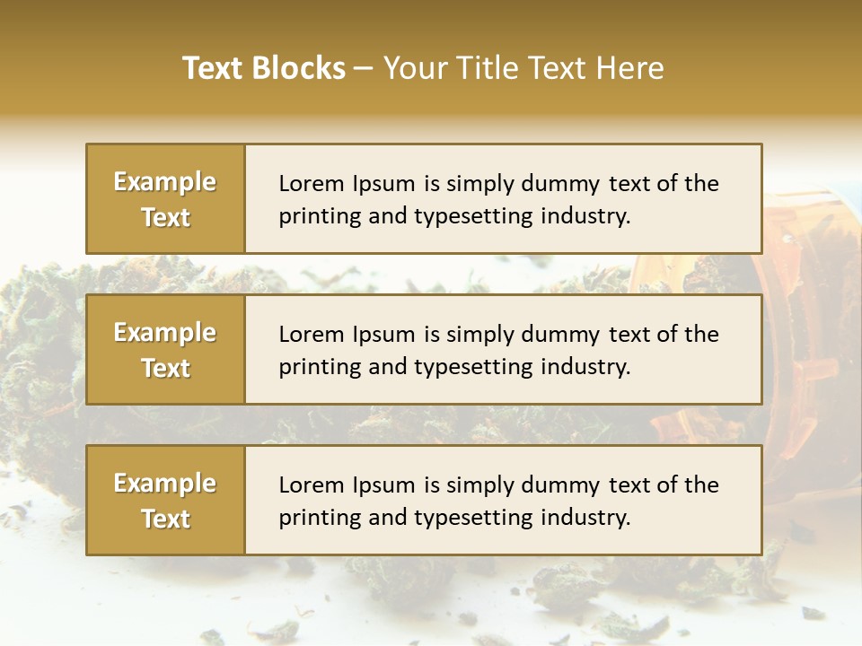 Stash Psychoactive Medicinal PowerPoint Template