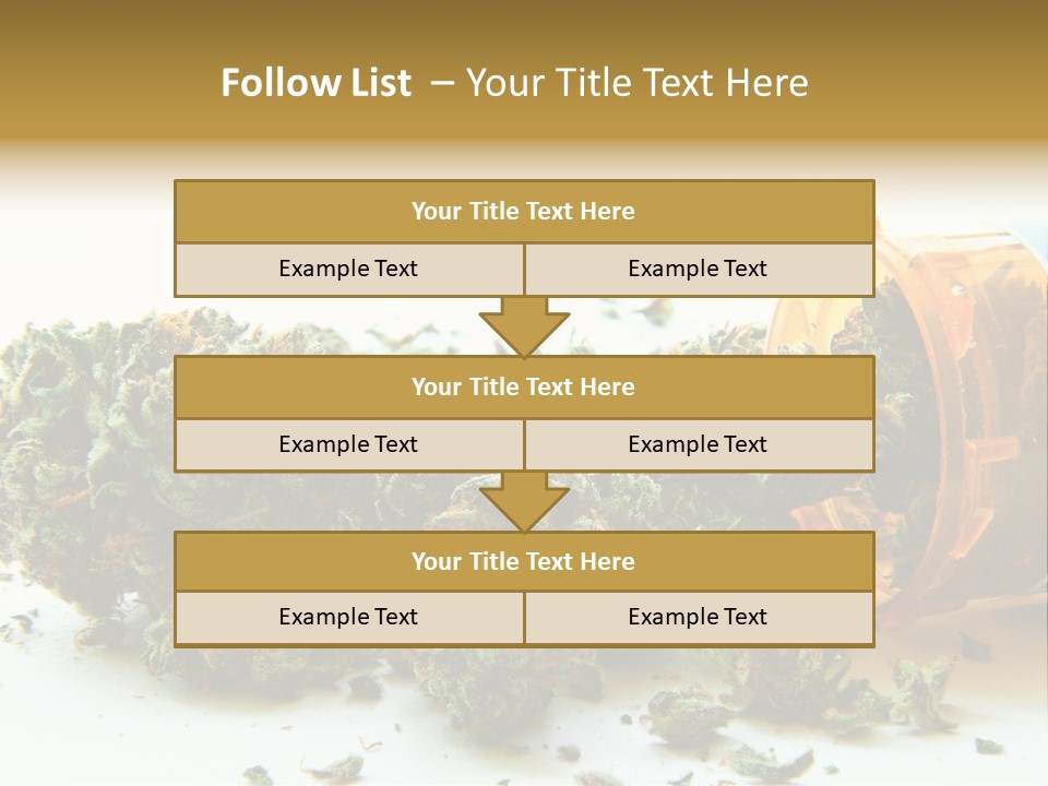 Stash Psychoactive Medicinal PowerPoint Template