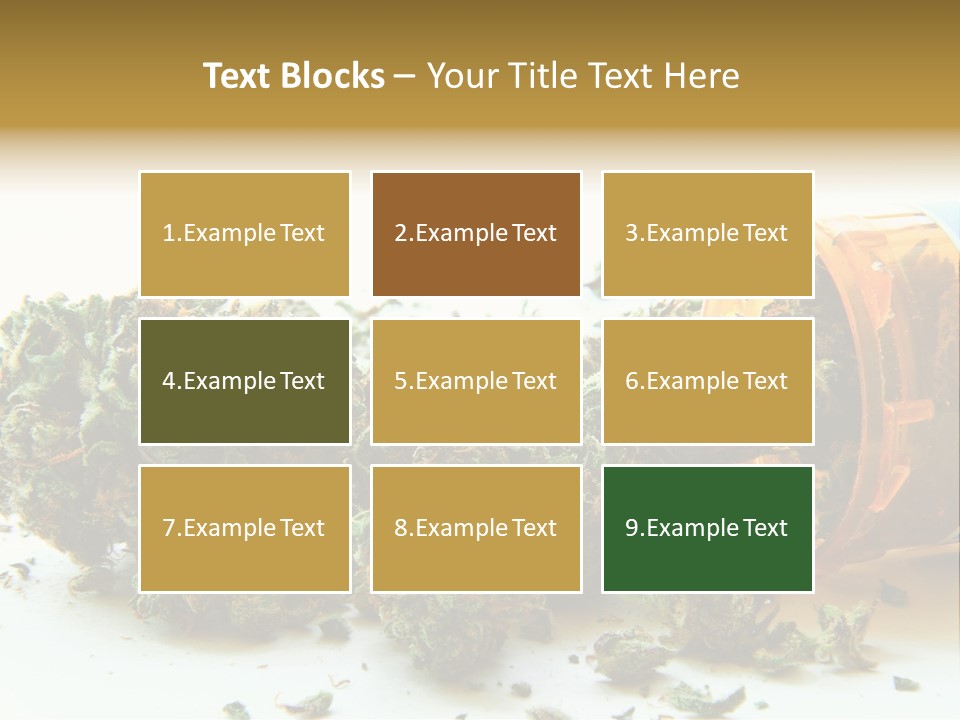 Stash Psychoactive Medicinal PowerPoint Template
