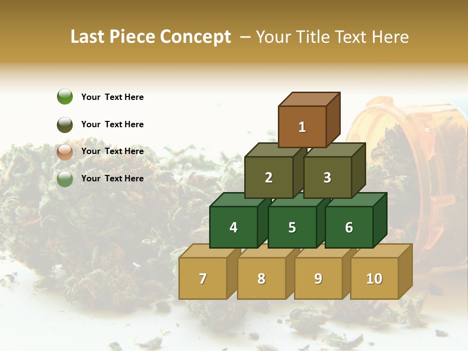 Stash Psychoactive Medicinal PowerPoint Template